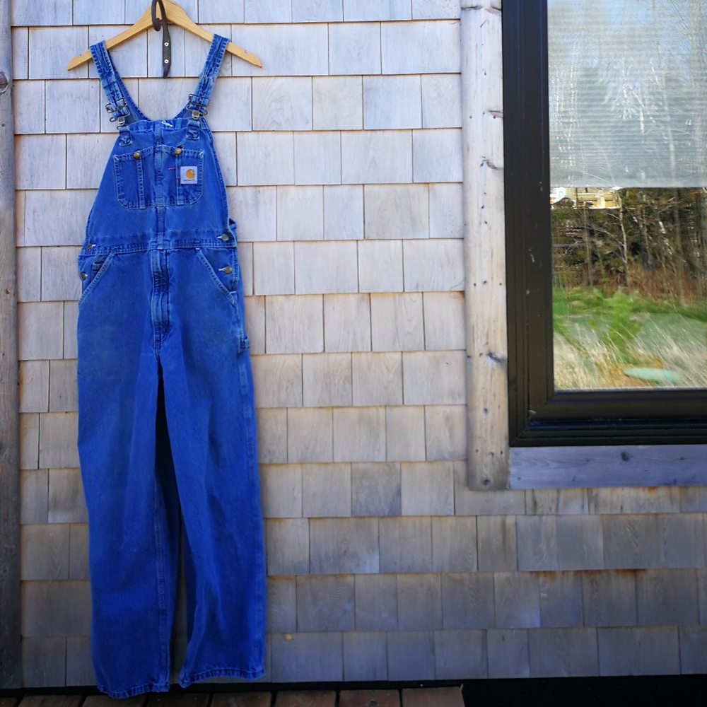 Carhartt Blue Denim Women's Overalls